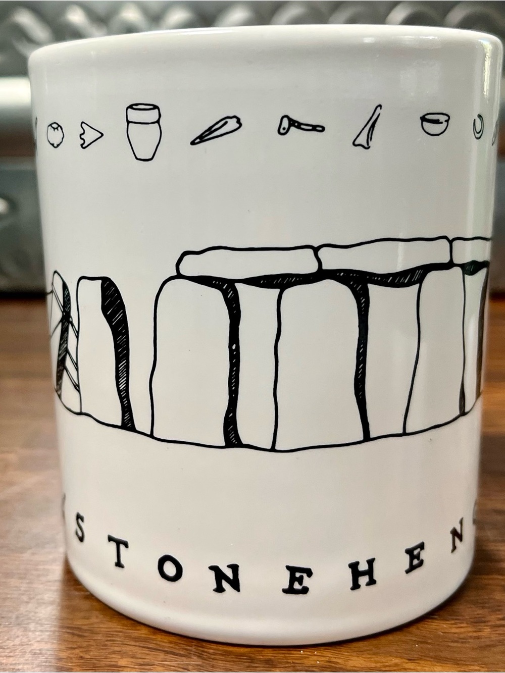 VIntage Stonehenge Souvenir Coffee Mug 90s Staffordshire Tableware, England